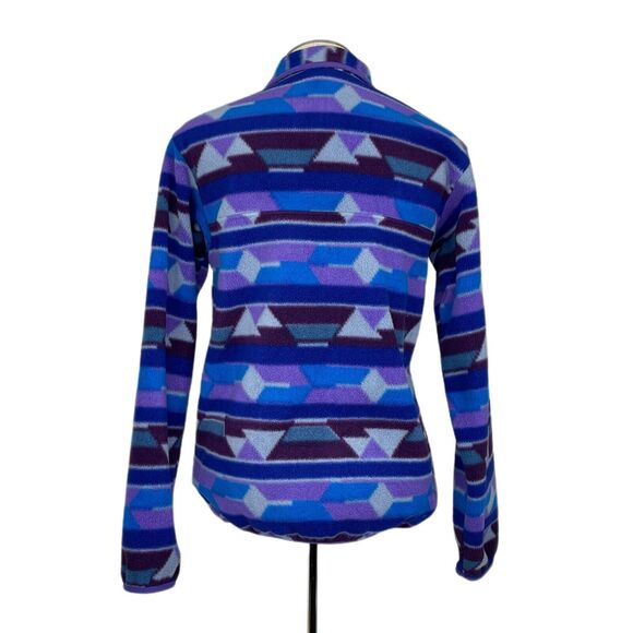 PATAGONIA Women's Pullover Guatemalan Aztec Tango Fleece Synchilla Pullover Snap - Picture 3 of 6